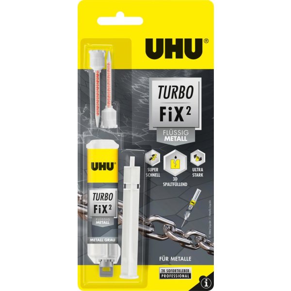 UHU Turbo Fix LIQUID METALL 10g
