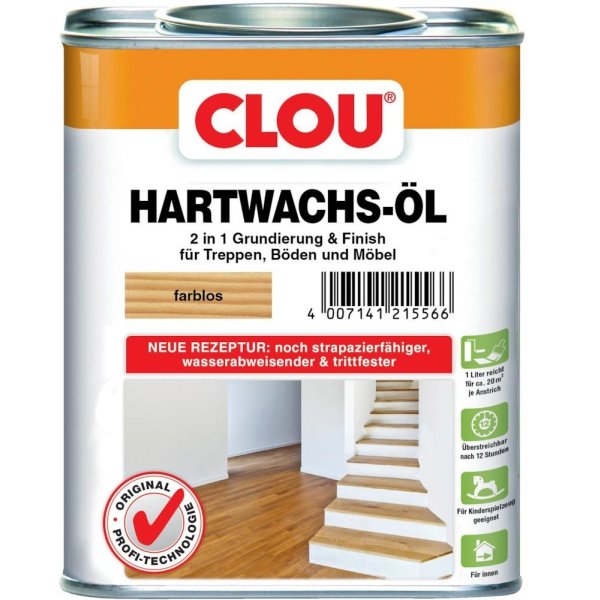 Hartwachs-Öl farblos 2,5l
