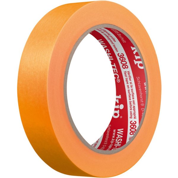 Kip WASHI-TEC STANDARD Goldkrepp orange 24 mm x 50 m