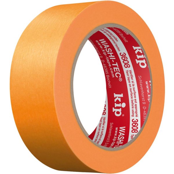 Kip WASHI-TEC STANDARD Goldkrepp orange 36 mm x 50 m