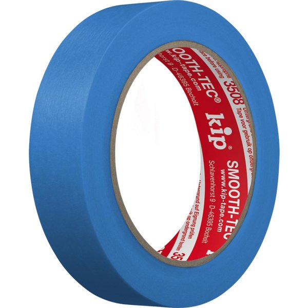 3508 SMOOTH-TEC blau Glattkrepp 24 mm x 50 m