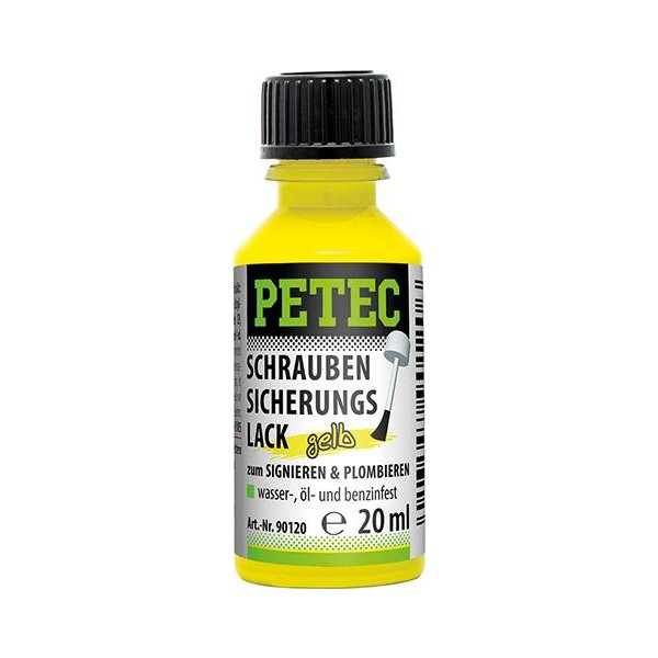 Schraubensicherungslack gelb, 20ml