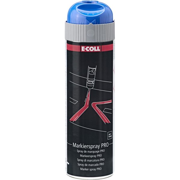 PRO Markierspray 500ml blau E-COLL