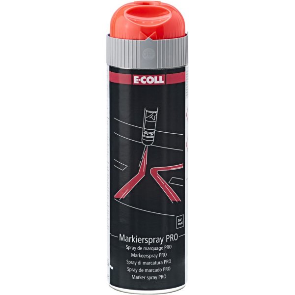 PRO Markierspray 500ml rot E-COLL