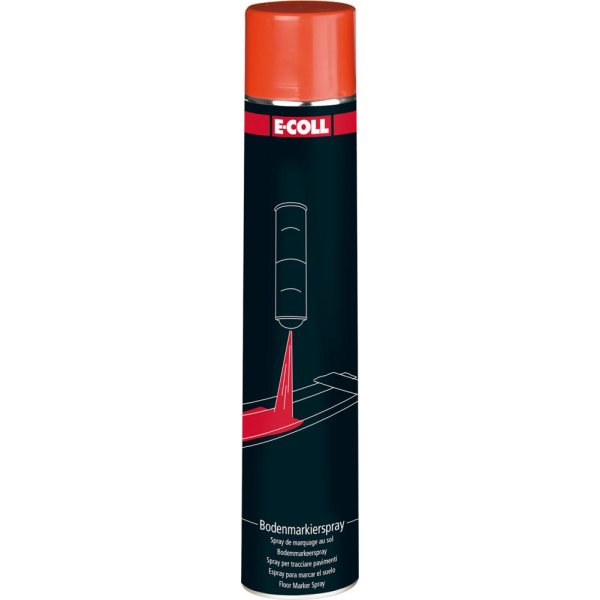 Bodenmarkierspray 750ml rot E-COLL