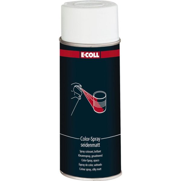 Color-Spray seidenmatt 400ml reinweiss E-COLL