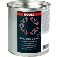 MoS2-Hochdruck-Haftfett 1kg schwarz/grau E-COLL