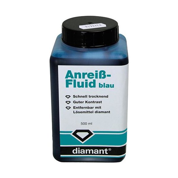 Anreiß-Fluid 500ml rot DIAMANT