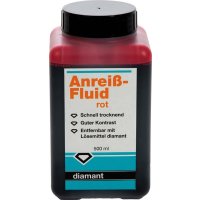 Anreiß-Fluid 500ml rot DIAMANT