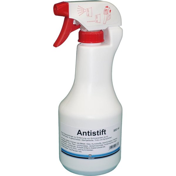 Antistift Farbentferner Flasche 500 ml 1 Sprühkopf inkl. Kennzeichnungsfrei diamant