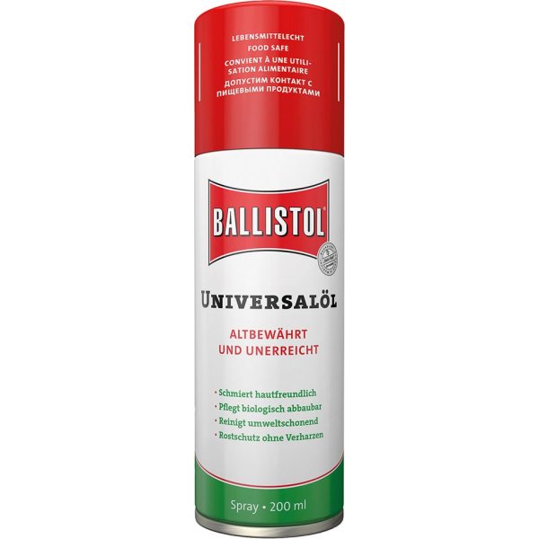 Ballistol-Universalöl 200ml Spray 27-sprachig