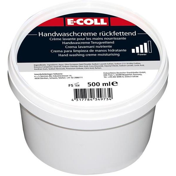 Handwaschcreme 500ml Flasche E-COLL