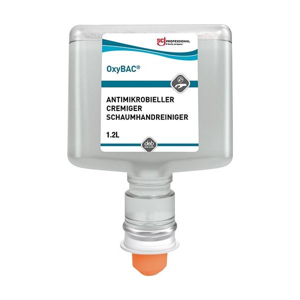 OxyBac FOAM Wash Schaumhandreiniger 1,2 l (TF) Kartusche Antimikrobielle Handrein.