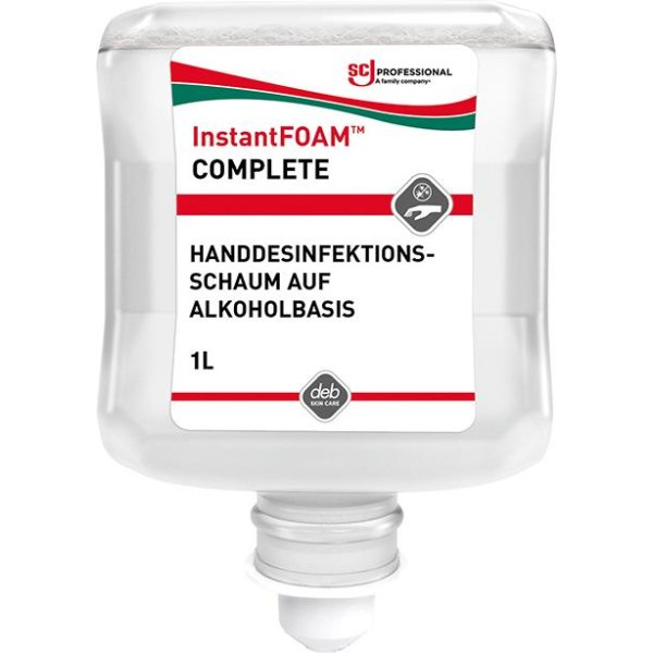 InstantFOAM Complete Schaum-Handdesinfektion 1 l Kartusche Alkoholbasis