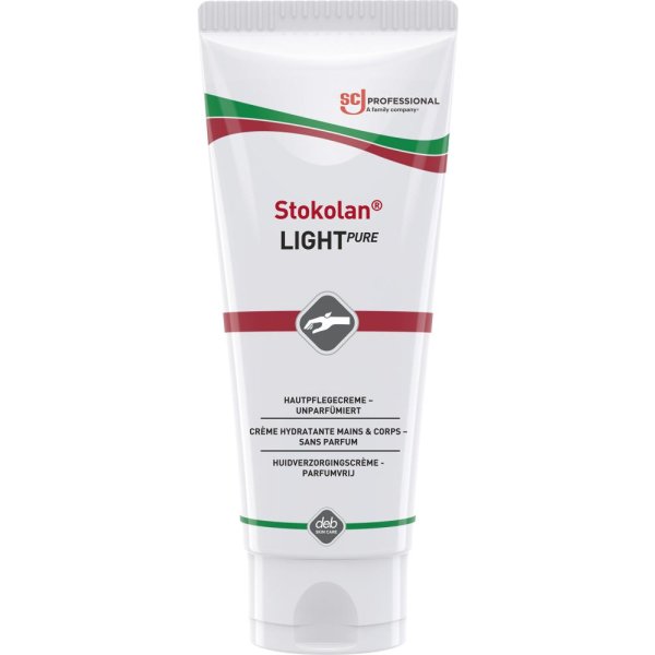 Stokolan Light PURE Hautpflegecreme 100 ml Tube für normale Haut