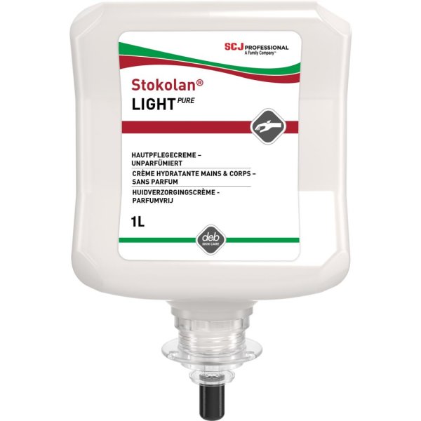 Stokolan® Light PURE Hautpflegecreme 1 l Kartusche für normale Haut