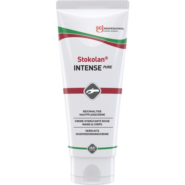 Stokolan Intense PURE Hautpflegecreme intensiv 100 ml Tube sehr trockene strap. Haut