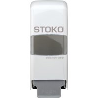 Stoko Vario Ultra weiß Kunststoffwandspender für 1 u. 2 l SoftflaschenSpendersysteme (V) u. (A)