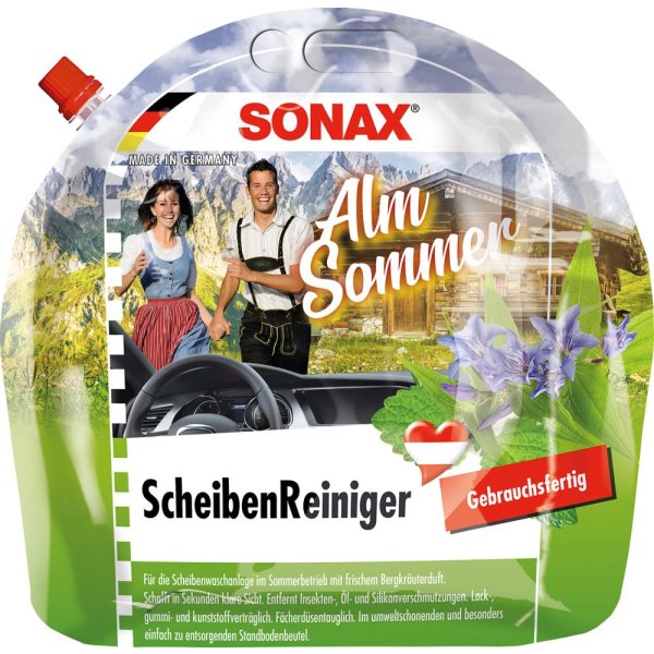 SONAX ScheibenReiniger gebrauchsfertig AlmSommer3 Liter