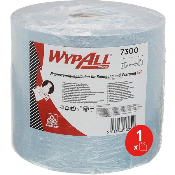 WYPALL L20 Wischtücher blau, 38 x 23,5 cm 500 Blatt