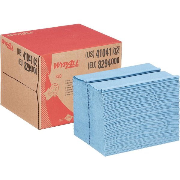 WypAll X80 Wischtücher BRAG Box / Stahlblau