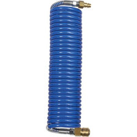 Spiralschlauch PA blau, Kupplung u Stecker NW7,2 12x9mm,...