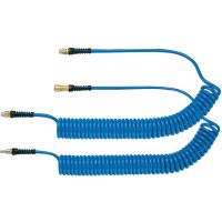 Spiralschlauch PU blau, Kupplung u Stecker NW7,2 8x5mm 3m...