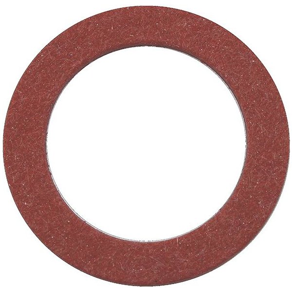 Flachdichtring Vulkanfiber, rot, 18 x 12 x 1 mm