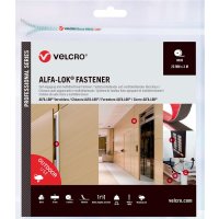 VELCRO ALFA-LOK Fastener Hakenband 25mm x 3m, schwarz