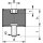 Gummi-Metall-Puffer zylindrisch Typ B D10xH15mm M4x10 NR57