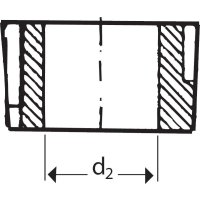 Taper-Spannbuchsen 1008/10, metrische Bohrung Nut DIN 6885