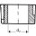 Taper-Spannbuchsen 1008/11, metrische Bohrung Nut DIN 6885