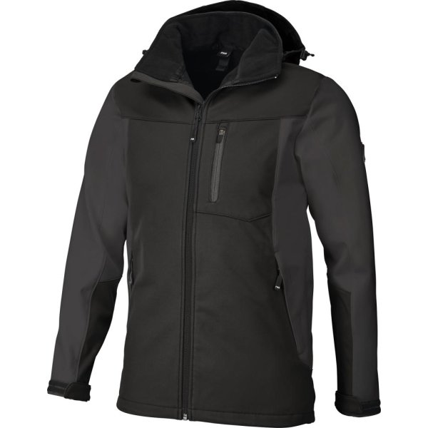 Softshelljacke JANNIK, anthrazit-schwarz, Gr.XL