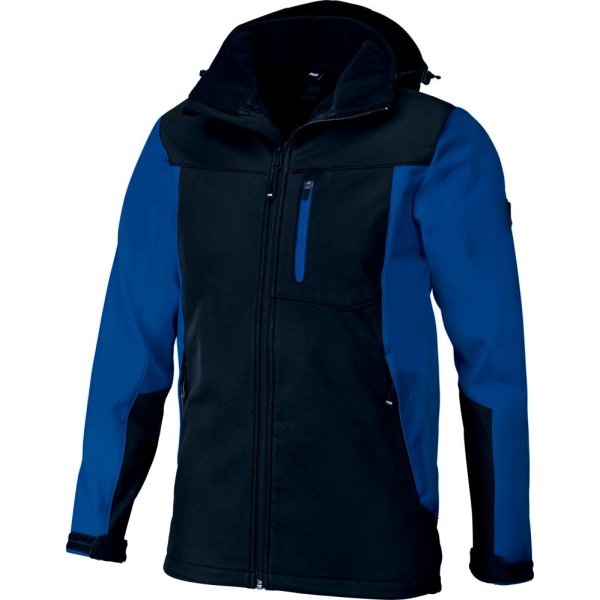 Softshelljacke JANNIK, royalblau-schwarz, Gr.M