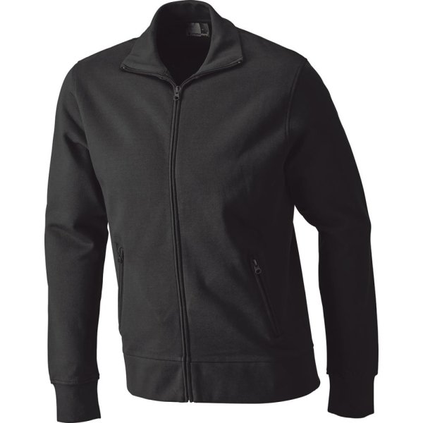 Sweatshirtjacke, Gr. 2XL schwarz