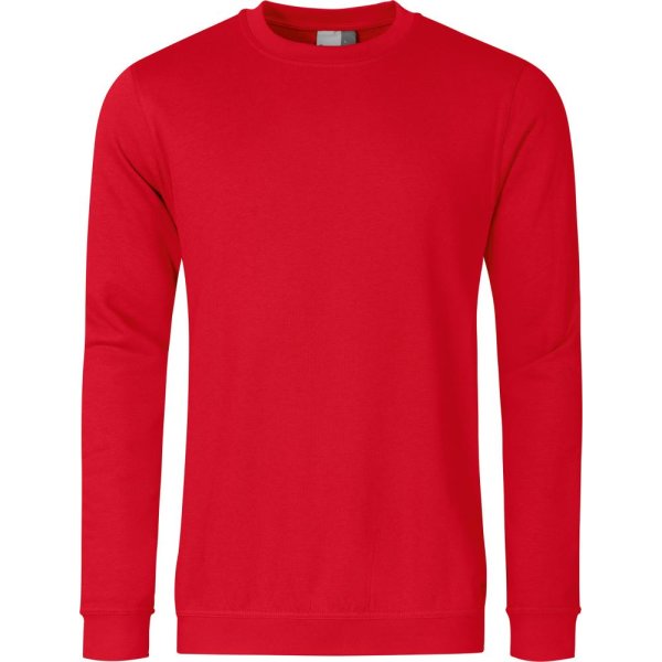 Sweatshirt, Gr. M, feuerrot Promodoro