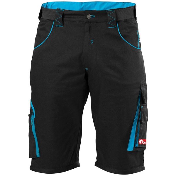 FORTIS Herren Bermuda 24,schwarz/türkis, Gr. 48