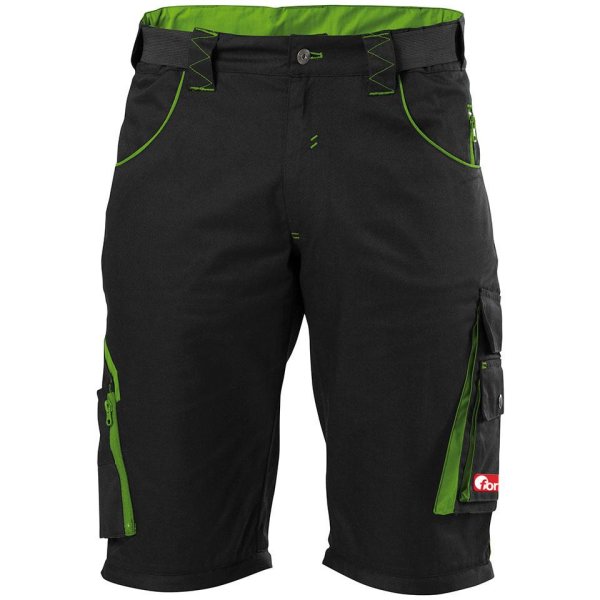 FORTIS Herren Bermuda 24,schw./limegreen, Gr. 46 schw./limegreen, Gr. 46