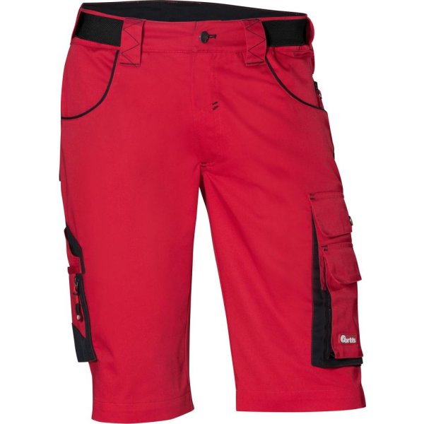 FORTIS Herren Bermuda 24,rot/schwarz Gr.52