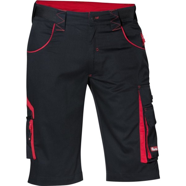 FORTIS Herren Bermuda 24,schwarz/rot Gr.50