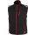 FORTIS Herren Weste 24, schwarz/rot Gr.S