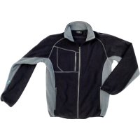 Fleecejacke Champ, Gr.M, schw./grau Excess