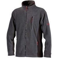 Fleecejacke Pamir, Gr. S, grau/schwarz