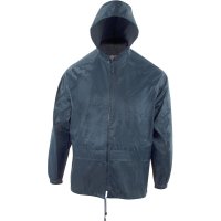 Regenset (Hose/Jacke), Gr. S, blau