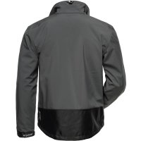 Jacke Beta, Softshell, Gr.S, grau/schwarz