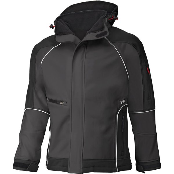 Softshelljacke WALTER, anthrazit-schwarz, Gr.L