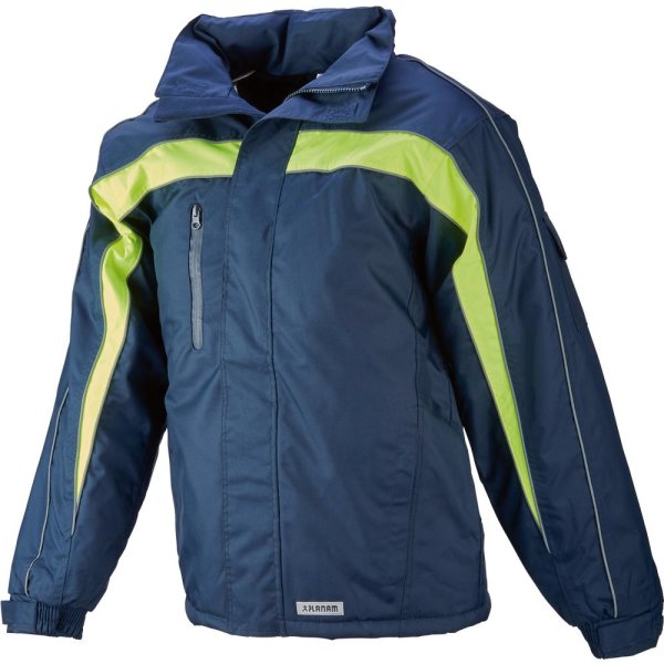 Winterjacke Cosmic, marine/gelb, Gr. S