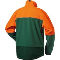 Forstjacke Sanddorn, Softshell,Gr.S,grün/orange