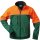 Forstjacke Sanddorn, Softshell,Gr.S,grün/orange