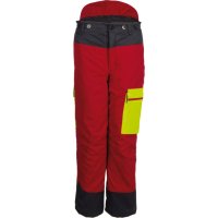 Bundhose Forest jack Red Gr. 46/48,rot/anth./gelb